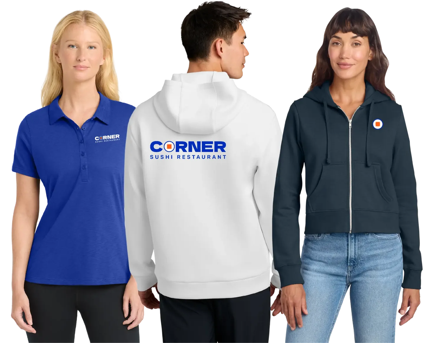 Branded employee apparel for a company store